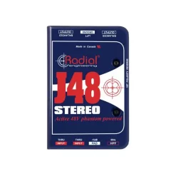 Best Pirce 🛒 Radial Engineering J48 Stereo Active 48V Phantom Powered DI 👏