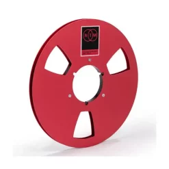 Cheapest 🔔 RecordingTheMasters 1/4″ NAB Empty Metal Reel With Hinged Box - Red 👍